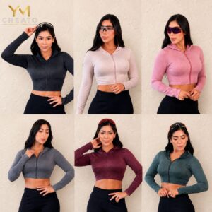 Crop Top Active Hoodie