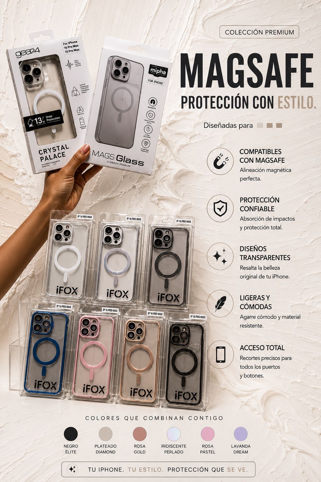 Funda MagSafe Crystal Palace